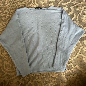 Light blue wide arm sweater size extra small